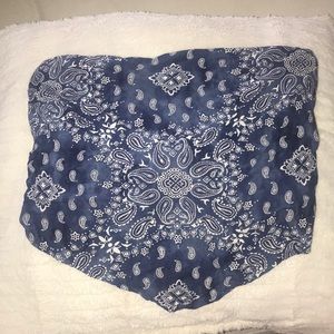 Bandana tube top